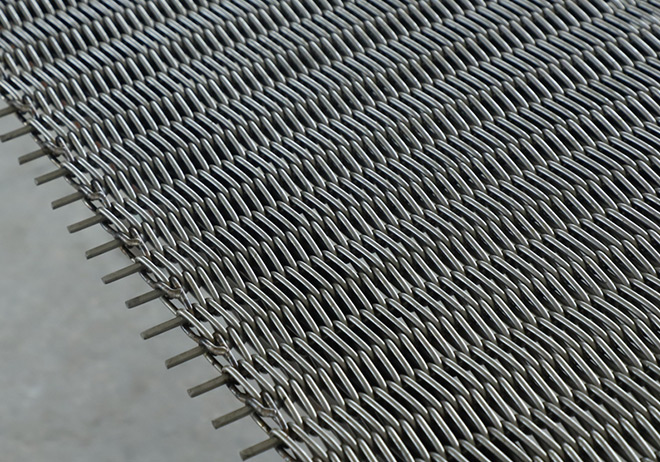 不锈钢网带在抛丸清理机的应用